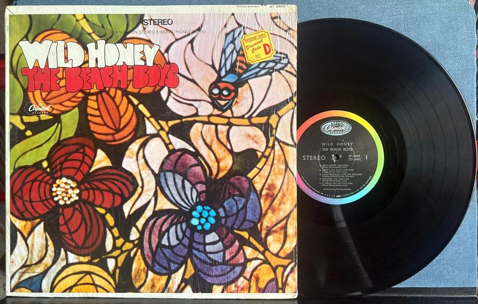 BEACH BOYS WILD HONEY~1967 STEREO CAPITOL SCRANTON FIRST PRESS LP~SHRINK~WILSON