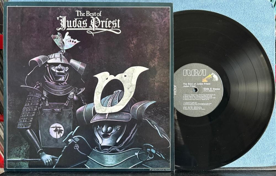 THE BEST OF JUDAS PRIEST~NM 1984 RCA VICTOR U.S. REISSUE LP~NWOBHM~ROB HALFORD