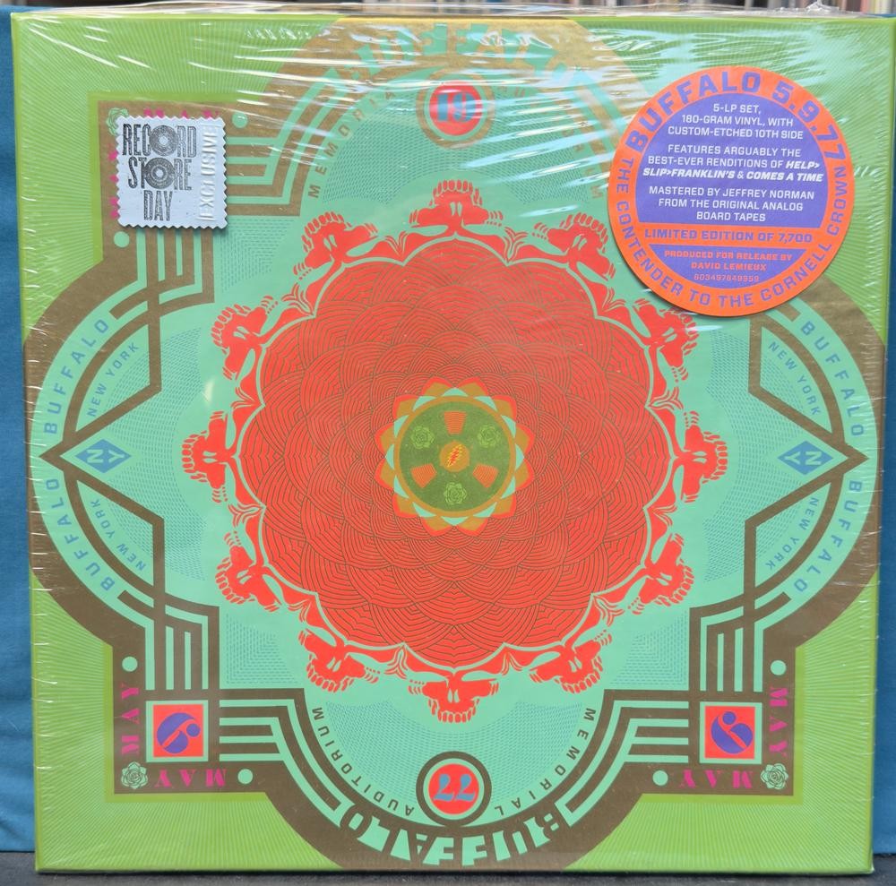 GRATEFUL DEAD BUFFALO MEMORIAL AUD. 5-9-77~SEALED LE/7700 RSD 5LP 180g BOX SET