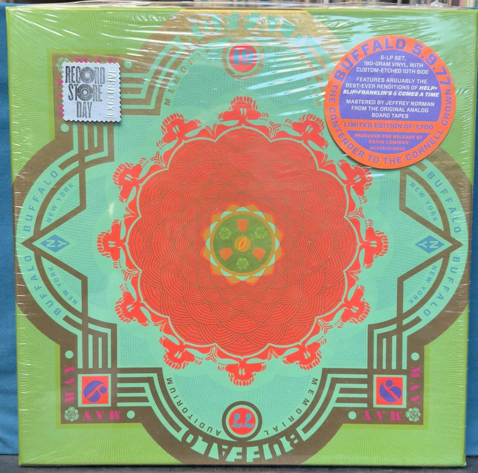 GRATEFUL DEAD BUFFALO MEMORIAL AUD. 5-9-77~SEALED LE/7700 RSD 5LP 180g BOX SET