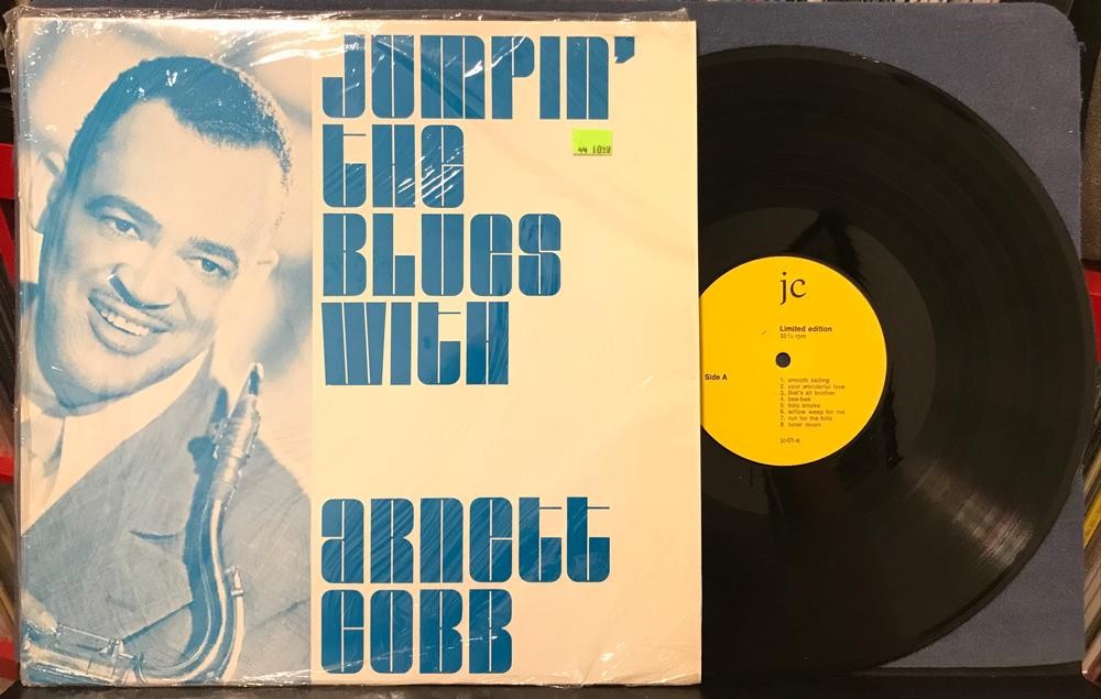 ARNETT COBB JUMPIN' THE BLUES~NM LIMITED JAZZ CIRCLE BASEL SWITZERLAND MONO LP
