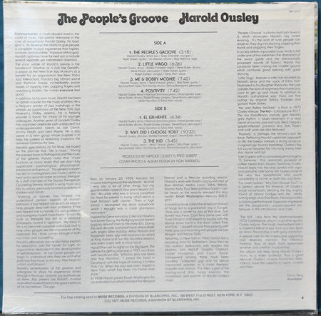 HAROLD OUSLEY THE PEOPLE'S GROOVE~SEALED ORIG 1977 SOUL-JAZZ FREE JAZZ LP