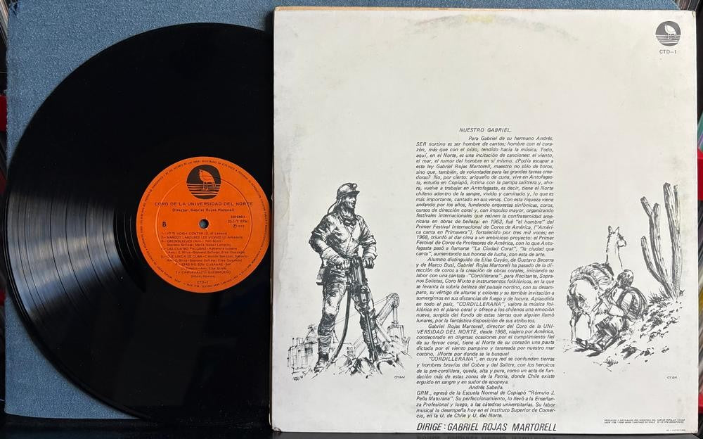 CORO UNIVERSIDAD DEL NORTE~CANTATA FOLKLORICA NORTINA CORDILLERANA~1973 CHILE LP
