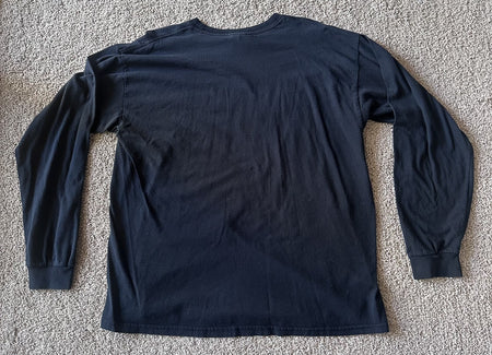 THE SUPERSUCKERS LONG SLEEVE T-SHIRT~DEVIL PITCHFORK~XL~GILDAN~BLACK~EXC COND