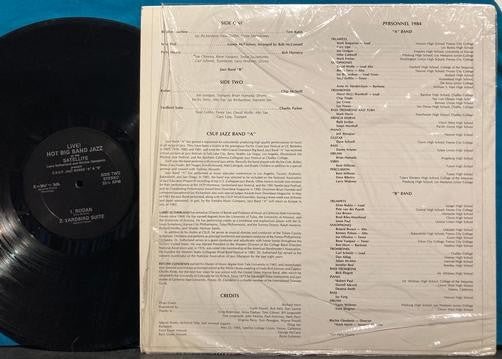HOT BIG BAND JAZZ LIVE AT THE SATELLITE~ 1984 CSU FRESNO~SHRINK~LARRY SUTHERLAND