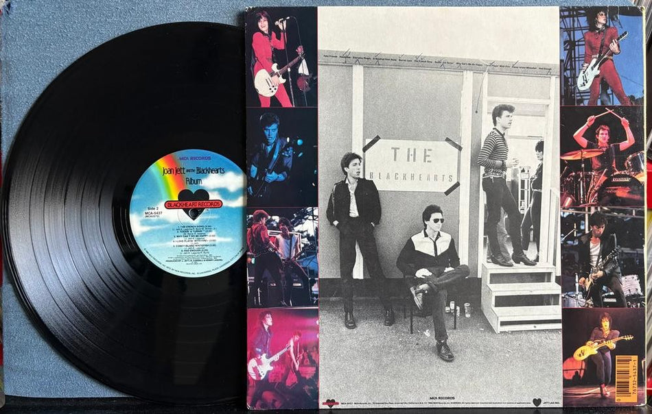 JOAN JETT AND THE BLACKHEARTS ALBUM~ORIG 1983 MCA PROMO COPY LP~MASTERDISK RL