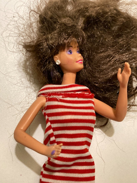 Vintage 1966 Barbie Twist And Turn~Bendable Knees~Moveable arms~China~1976 Head