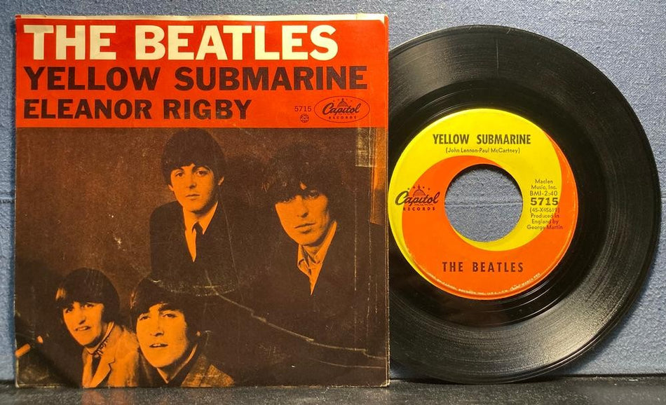 BEATLES~YELLOW SUBMARINE / ELEANOR RIGBY~1966 CAPITOL SCRANTON 7-INCH PIC SLEEVE