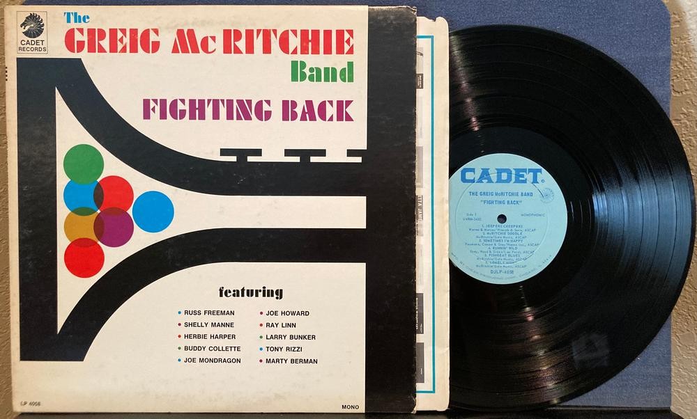 GREIG McRITCHIE BAND FIGHTING BACK~NM- 1967 CADET PROMO RE LP~MONO~DEEP GROOVE