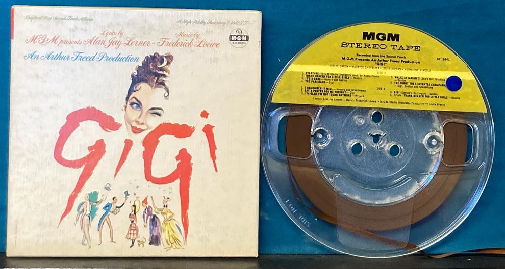 FREDERICK LOWE~GIG OST ORIG 1960s 4 TRACK 7.5 IPS REEL TO REEL TAPE~MGM STC-3641