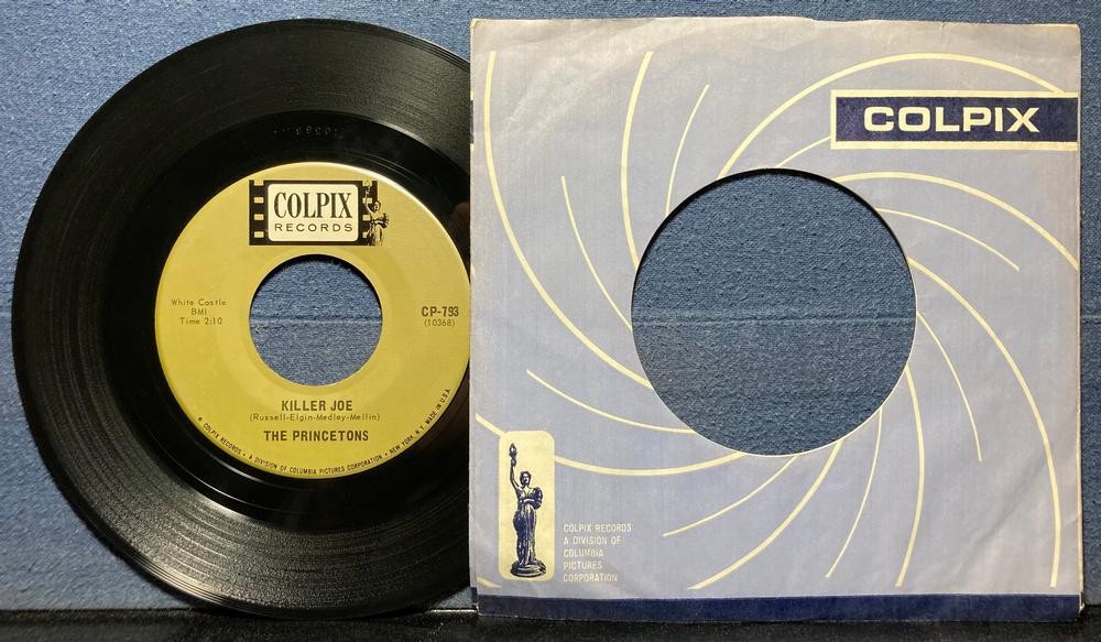 THE PRINCETONS~GEORGIANNA/KILLER JOE~1966 COLPIX 7" 45 RPM w/LBL SLV~GARAGE
