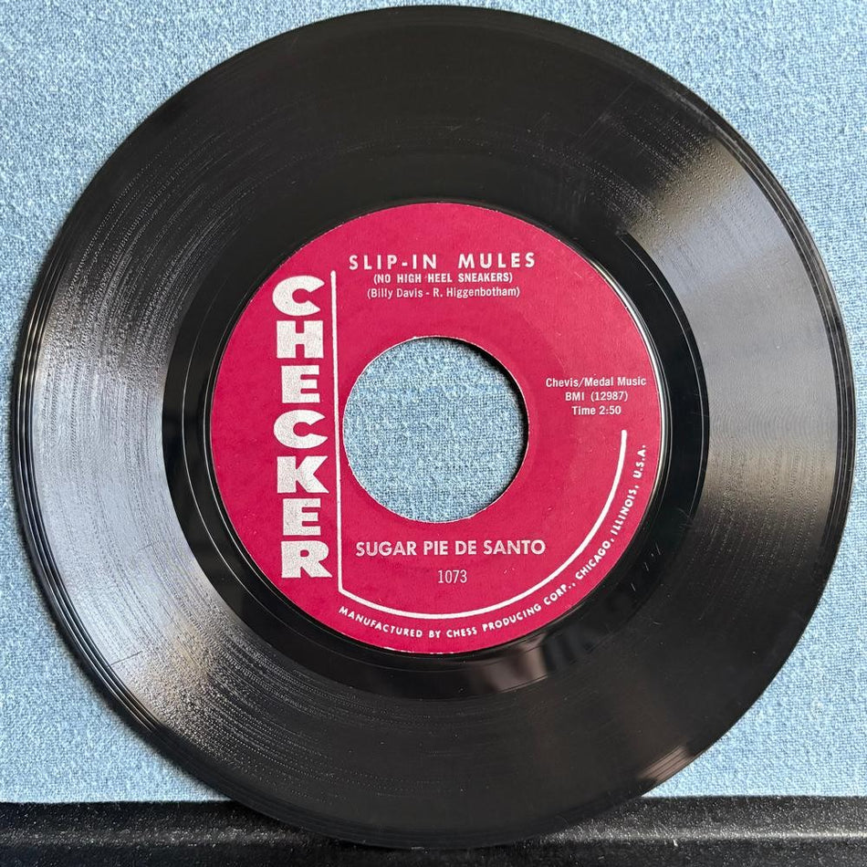 SUGAR PIE DE SANTO~SLIP-IN MULES / MR. AND MRS.~1964 CHECKER 7-INCH 45~NO. SOUL