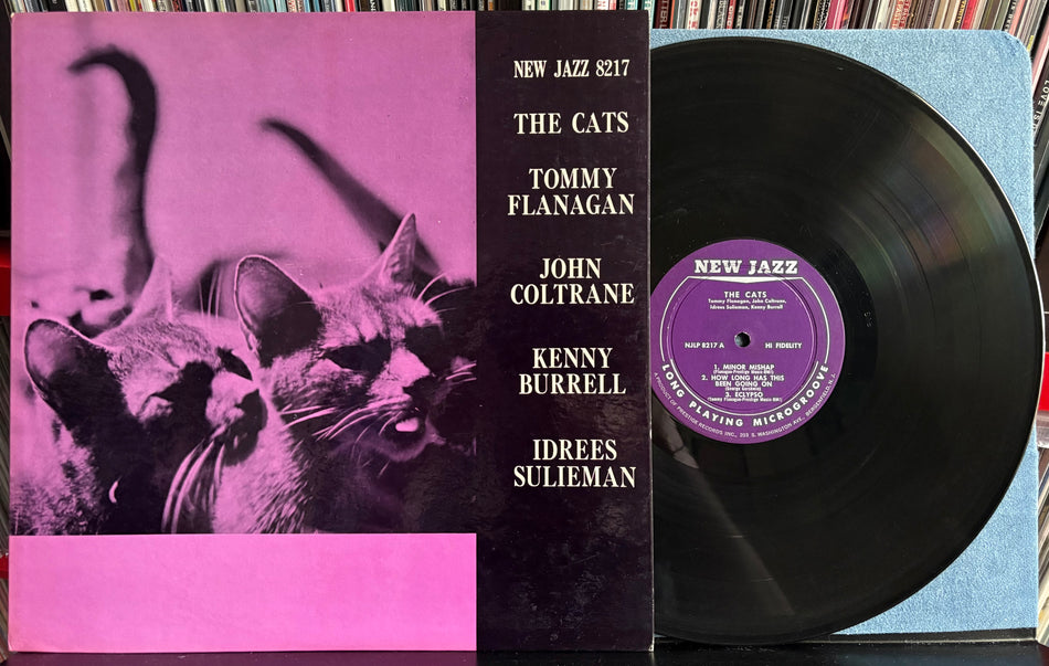 THE CATS-FLANAGAN-COLTRANE-BURRELL-SULIEMAN-RARE MONO NEW JAZZ 1st PRESS LP