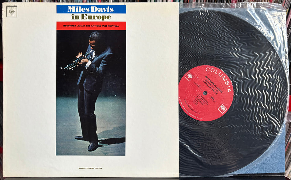 MILES DAVIS IN EUROPE-RARE STILL SEALED 1964 MONO COLUMBIA PROMO COPY 1st PRESS LP