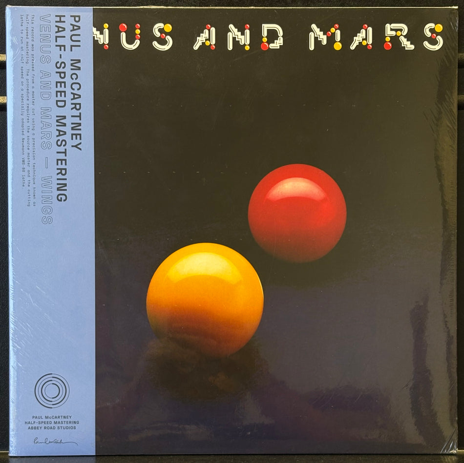 WINGS VENUS AND MARS-SEALED 2025 50th ANNIVERSARY HALF-SPEED MASTER 2-LP-McCARTNEY