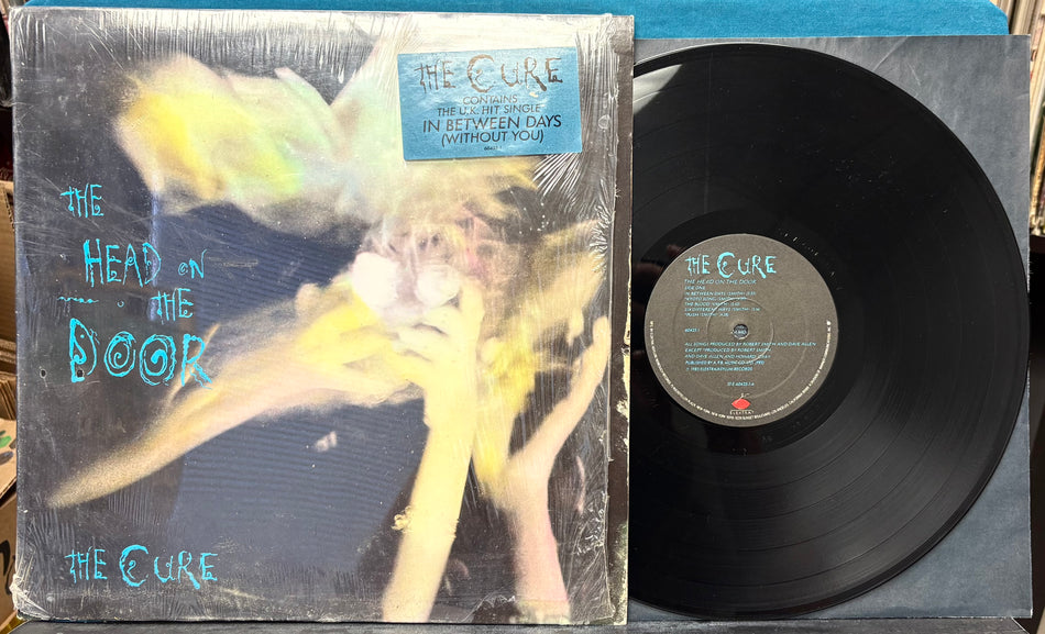 THE CURE HEAD ON THE DOOR-ORIG 1985 ELEKTRA SRC 1st PRESS LP-SHRINK-HYPE-INNER