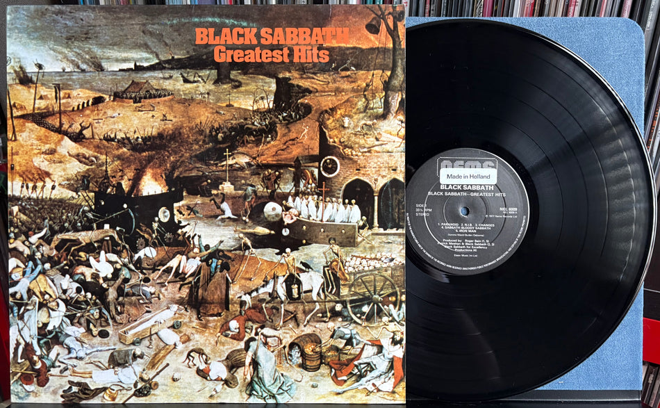 BLACK SABBATH GREATEST HITS-NM 1977 NEMS HOLLAND FIRST PRESS LP-OSBOURNE-IOMMI