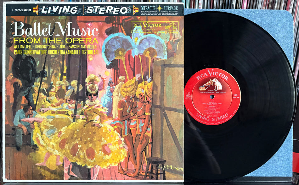 ANATOLE FISTOULARI-BALLET MUSIC FROM THE OPERA-1960 DEEP GROOVE RED SEAL 1st PRESS LP-1S/1S