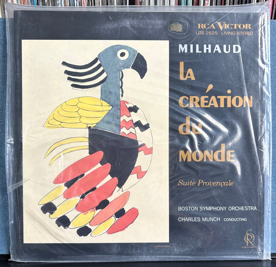 MILHAUD-LA CREATION DU MONDE / SUITE PROVENCALE-SEALED RCA RED SEAL SORIA SERIES LP