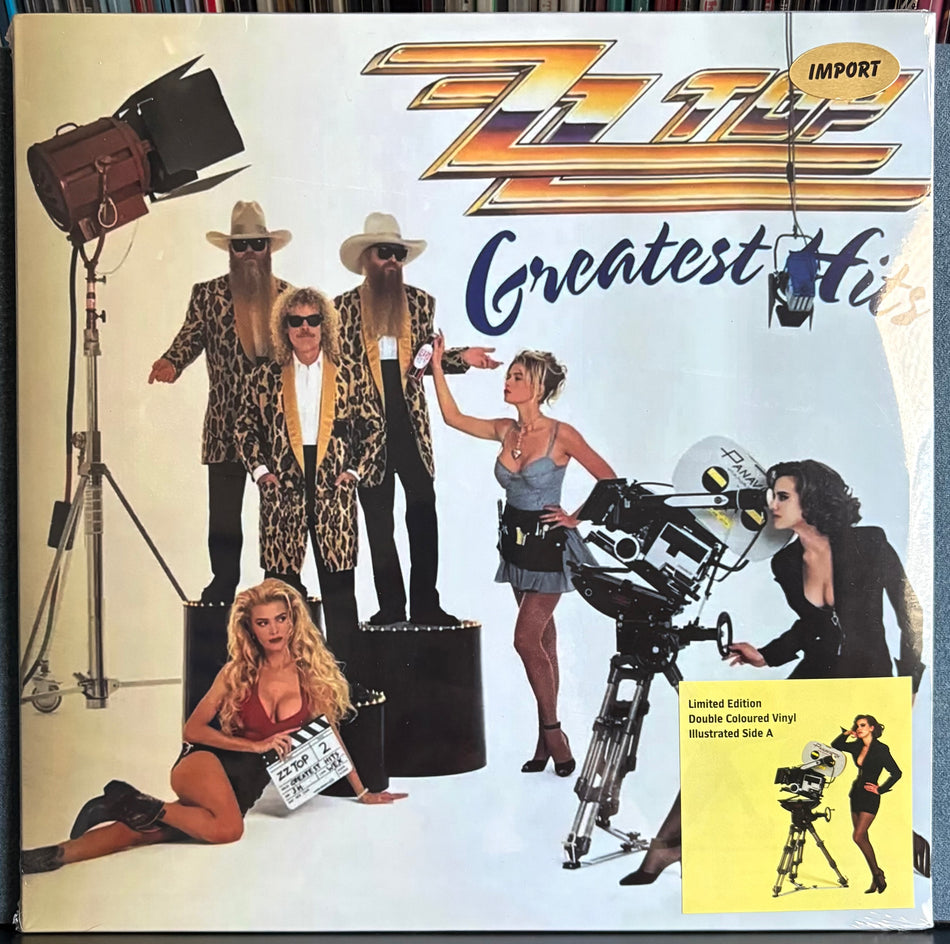 ZZ TOP GREATEST HITS-SEALED LIMITED EDITION 2025 COLORED VINYL EURO IMPORT 2-LP-BEARD