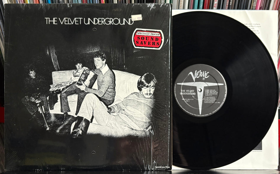 THE VELVET UNDERGROUND SELF-TITLED LP-1985 HAUPPAUGE RE LP-SHRINK-INNER-LOU REED