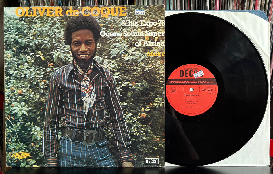 OLIVER DE COQUE +HIS EXPO 76 OGENE SOUND SUPER OF AFRICA-MARK 2-OG 1977 DECCA FRANCE LP-HIGHLIFE