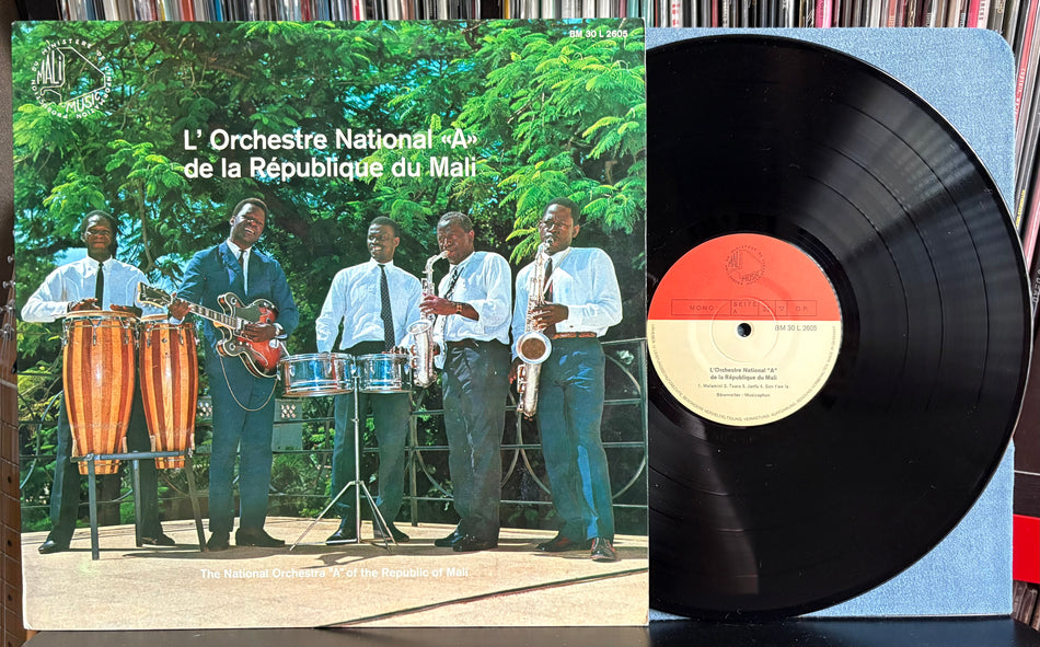 L'ORCHESTRE NATIONAL "A" DE LA RÉPUBLIQUE DU MALI-RARE NM- 1970 MONO MALI MUSIC LP-AFRICAN