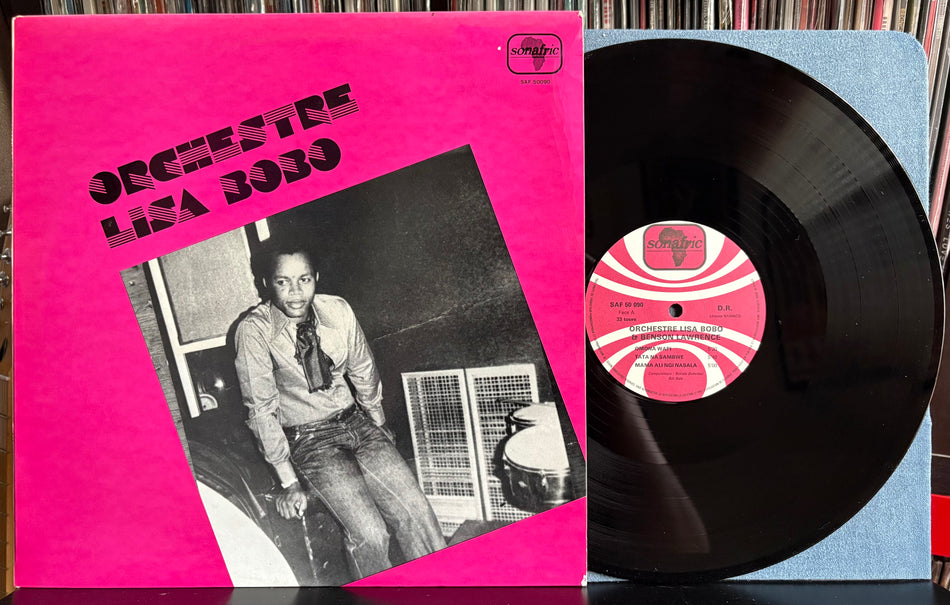 ORCHESTRE LISA BOBO + BENSON LAWRENCE-NM- 1977 SONAFRIC FRANCE LP-AFRICAN-SOUKOUS