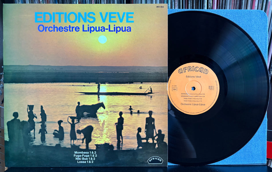 ORCHESTRE LIPUA-LIPUA EDITIONES VÉVÉ-NM- 1983 AFRICAN FRANCE COMPILATION RE LP-RUMBA