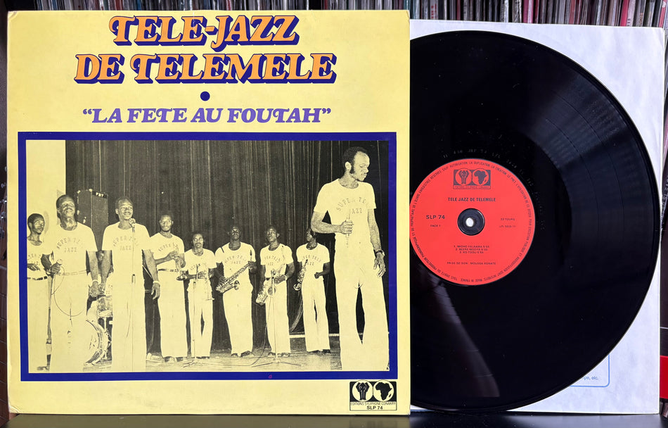 TELE-JAZZ DE TELEMELE LA FETE AU FOUTAH-1980 EDITIONS SYLIPHONE CONAKRY GUINEA LP-AFRICAN