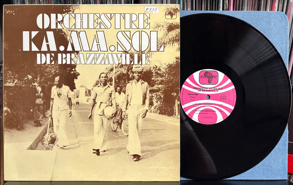 ORCHESTRE KA.MA.SOL DE BRAZZAVILLE-NM- 1979 SONAFRIC FRANCE LP-AFRICAN-SOUKOUS-RUMBA