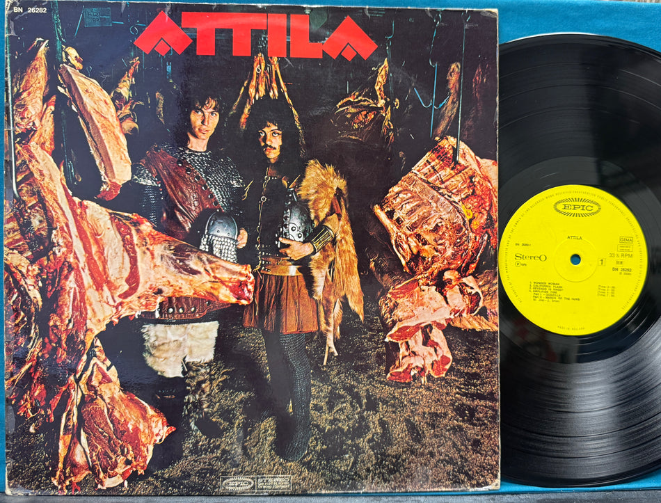 ATTILA-BILLY JOEL- NM- ORIG 1970 EUROPE 1st PRESS-WILD ORGAN PSYCH ROCK