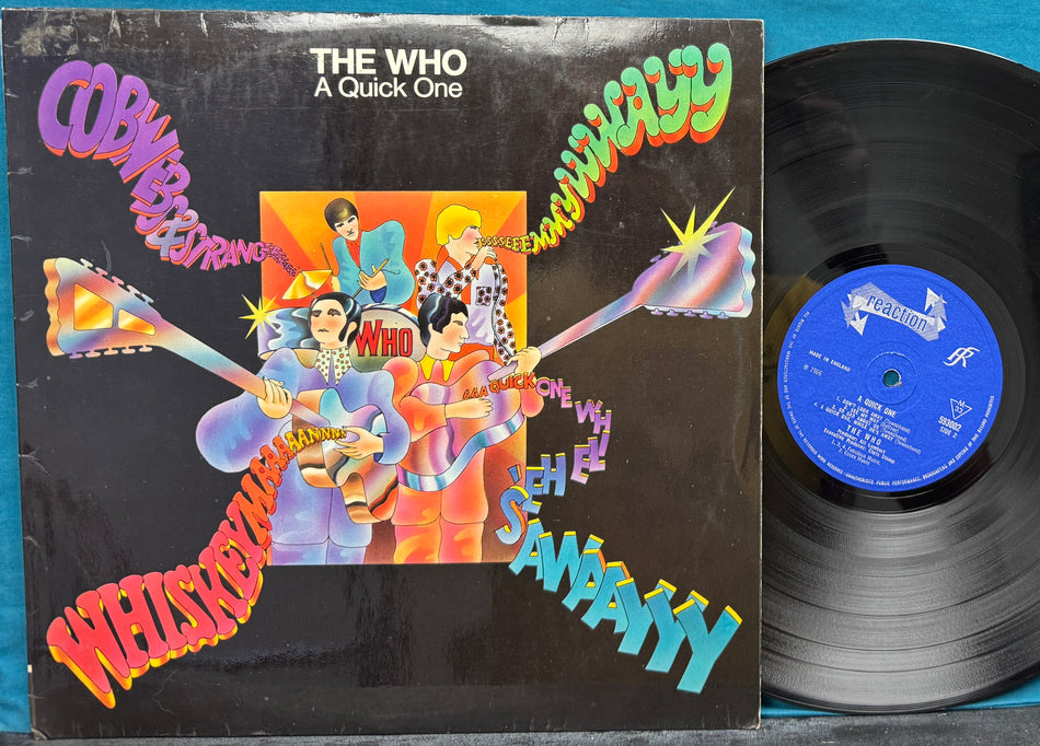 THE WHO A QUICK ONE-ORIG 1966 UK MONO REACTION LP-VG++~BORIS THE SPIDER