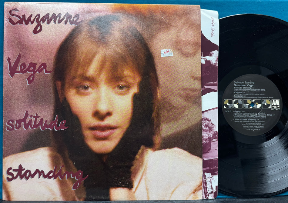 SUZANNE VEGA SOLITUDE STANDING (QUIEX, DMM, INNER)-ORIG 1987 LP
