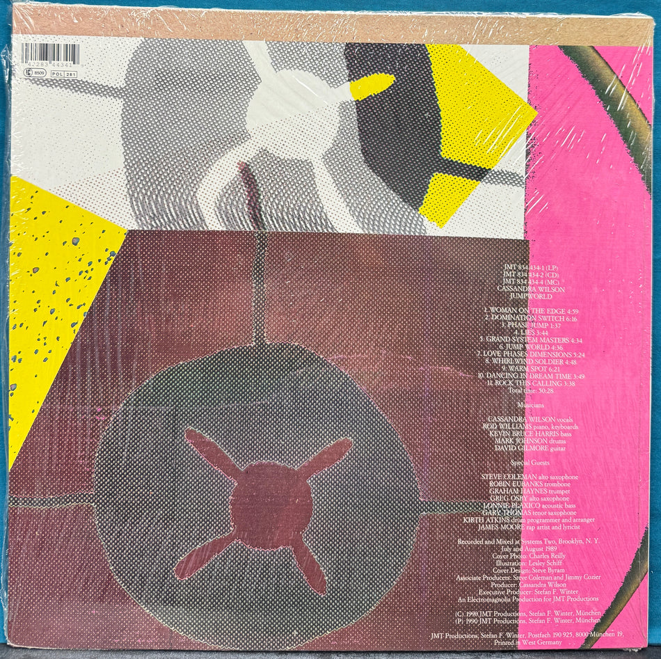 CASSANDRA WILSON JUMP WORLD-SEALED ORIG 1990 GERMAN LP