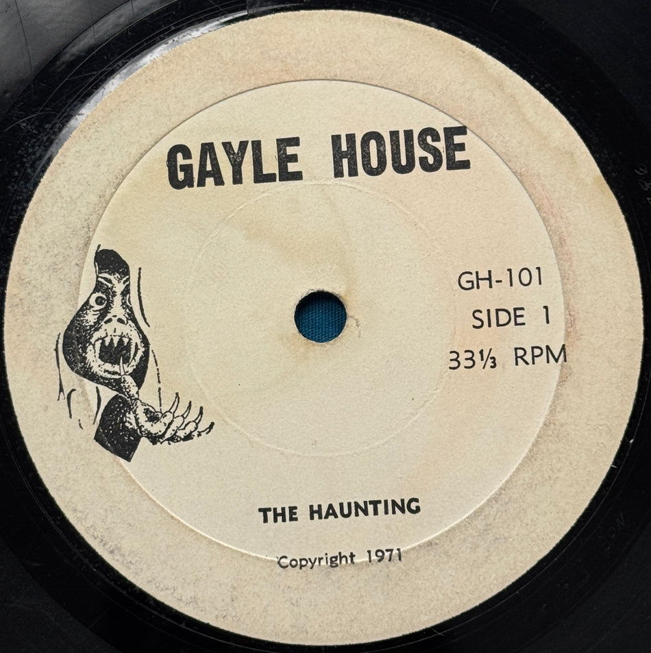 GAYLE HOUSE THE HAUNTING-SPOOKY HALLOWEEN SOUNDS-1971 COMIC BOOK MAIL ORDER ONLY 7"
