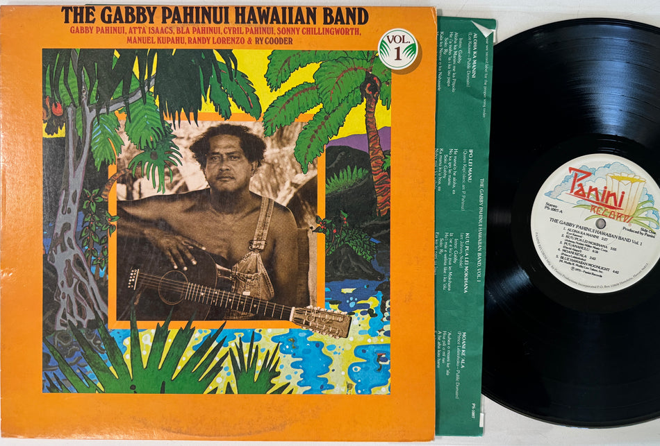 THE GABBY PAHINUI HAWAIIAN BAND~NM- ORIG 1977 HAWAII SLACK KEY GUITAR LP