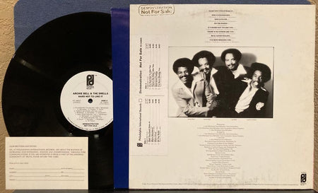 ARCHIE BELL &THE DRELLS~HARD NOT TO LIKE IT~1977 WHITE LBL PROMO LP~TIMING STRIP
