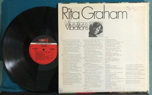 RITA GRAHAM VIBRATIONS~VG++ 1969 TANGERINE RECORDS PROMO LP~FUNK~SOUL~TRCS-1507