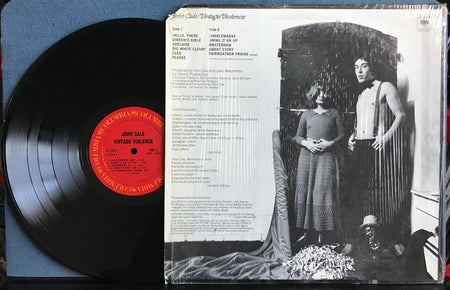 JOHN CALE VINTAGE VIOLENCE~70's COLUMBIA REISSUE LP~SHRINK~WARHOL~V. UNDERGROUND