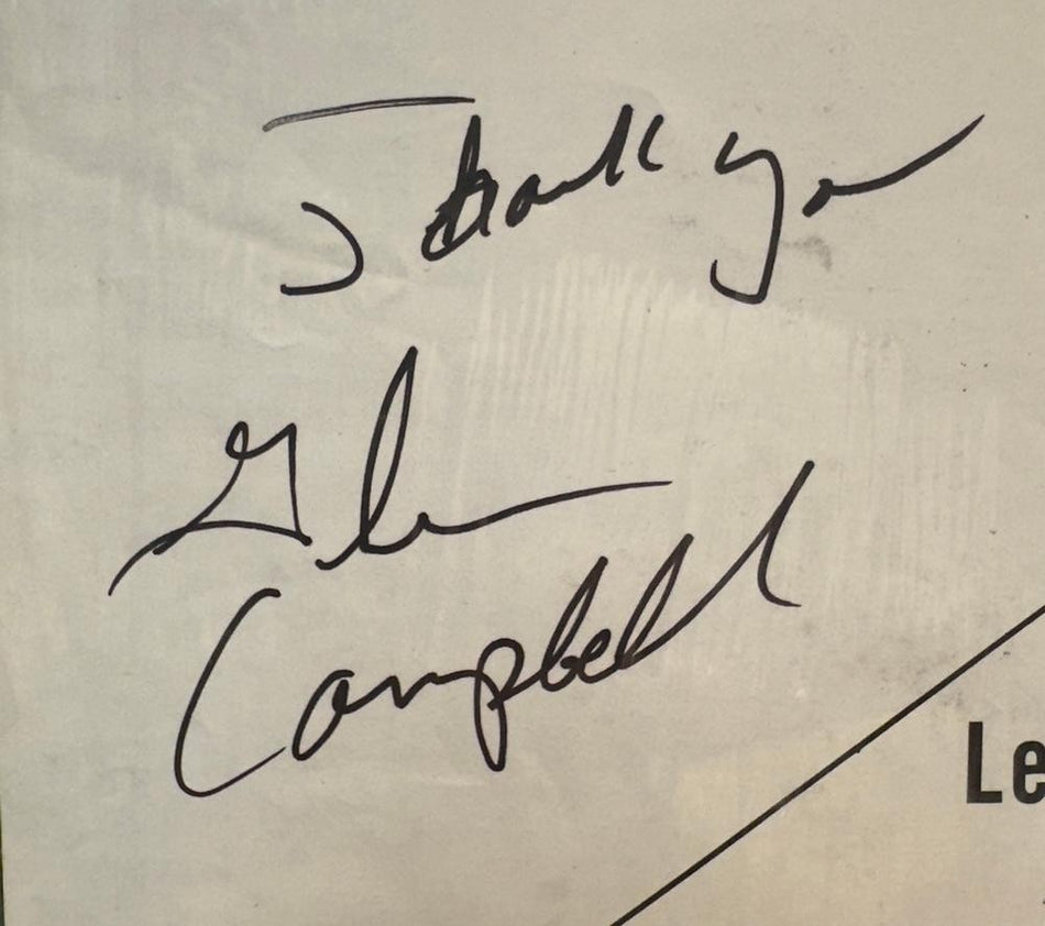 GLEN CAMPBELL~BY THE TIME I GET TO PHOENIX w/SIGNED PROMO SHEET~SHRINK~VG++