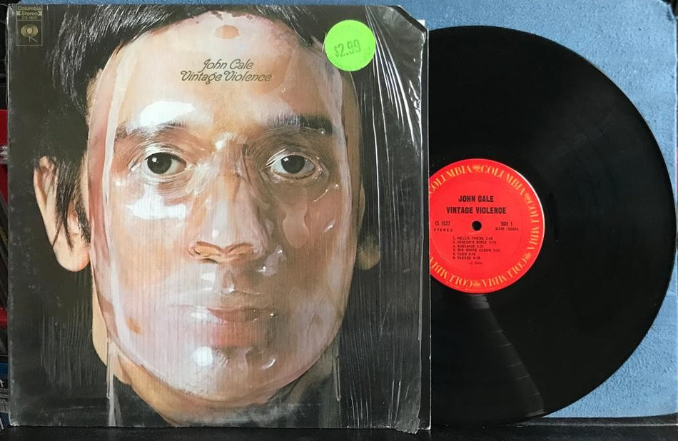 JOHN CALE VINTAGE VIOLENCE~70's COLUMBIA REISSUE LP~SHRINK~WARHOL~V. UNDERGROUND