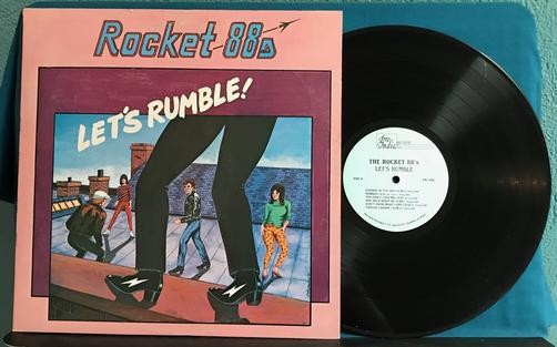 ROCKET 88s LETS RUMBLE!~SIGNED ORG 1984 PRO INDIE LP~ARIZONA PRIVATE LABEL~BLUES