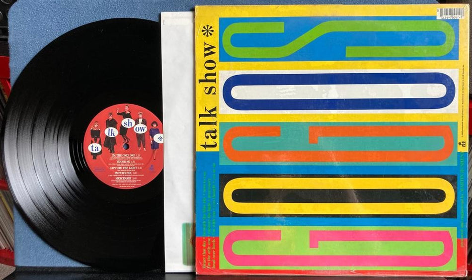 GO GO'S TALK SHOW~VG++ 1984 AMEX QUIEX AUDIOPHILE LP w/SHRINK~INNER SLV~POP ROCK