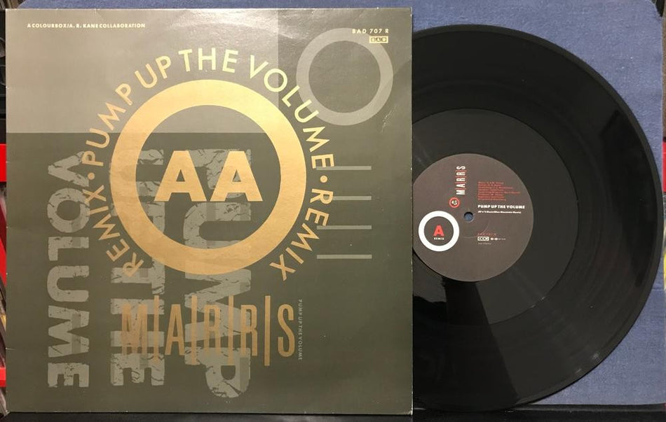 M|A|R|R|S PUMP UP THE VOLUME (REMIX)~NM- 1987 4AD UK 12-INCH SNGL LP~MPO FRANCE