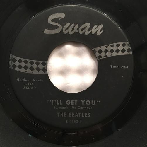 BEATLES-SHE LOVES YOU/ I'LL GET YOU SWAN S-4152~RARE LABEL 1ST ISSUE~RECO ART