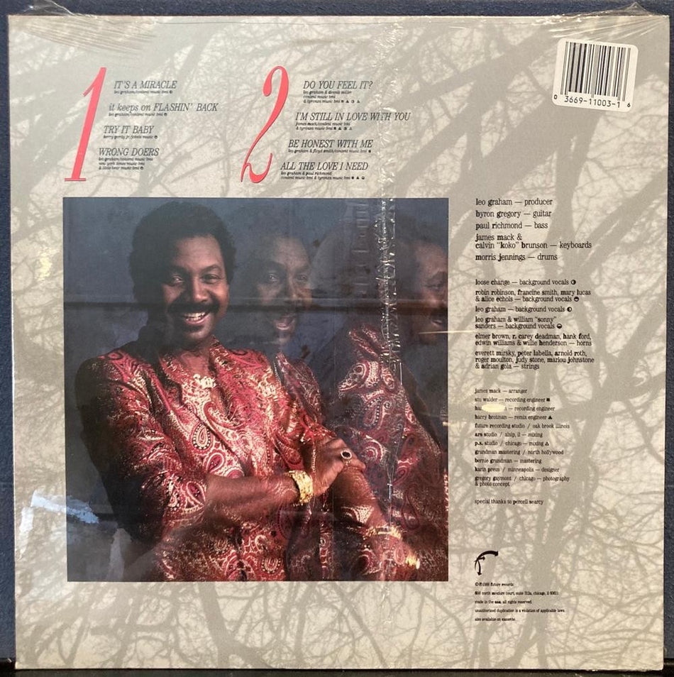 TYRONE DAVIS FLASHIN' BACK~SEALED ORIG 1988 FUTURE RECORDS VINYL LP~SOUL~FUNK
