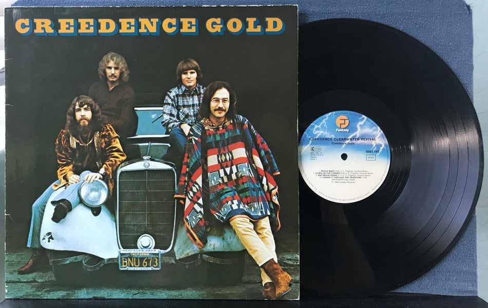 CREEDENCE CLEARWATER REVIVAL GOLD~NM- LATE 1970's FANTASY GERMAN RE LP~FOGERTY
