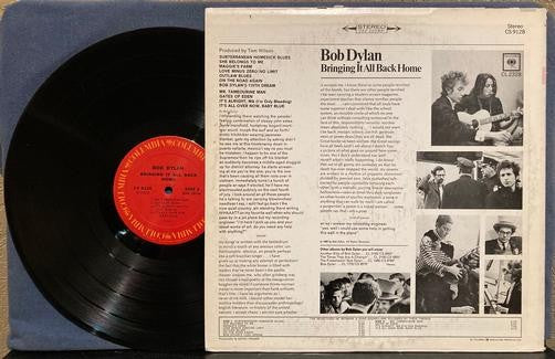 BOB DYLAN BRINGING IT ALL BACK HOME~1976 COLUMBIA SANTA MARIA STEREO REISSUE LP