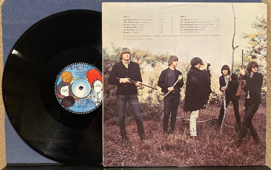 THE BYRDS PREFLYTE~NM- 1969 TOGETHER UNIPAK GATEFOLD FIRST PRESS LP~GENE CLARK
